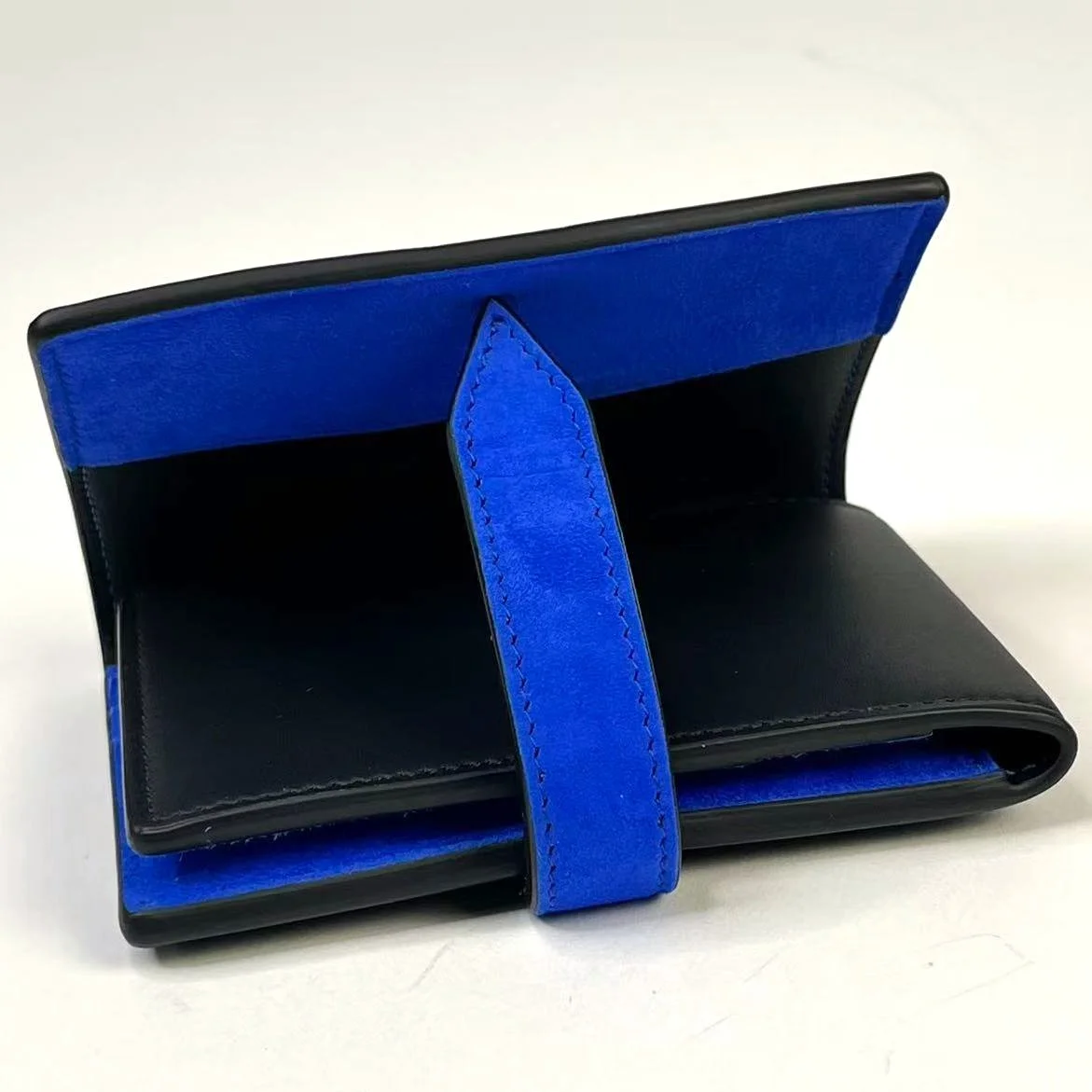 Richard Mille Blue Suede & Black Leather Wallet – VIP Client Exclusive